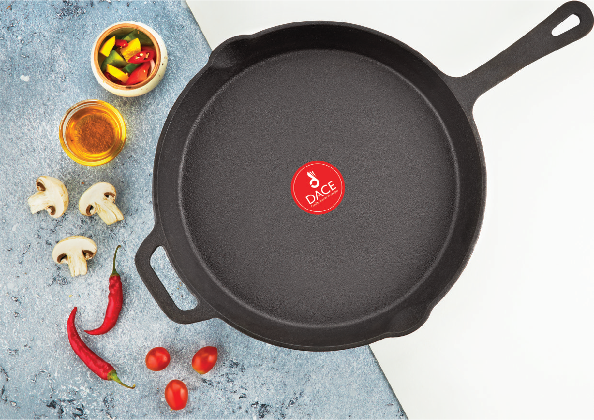 Cast Iron Paniyaram Pan 9pit/ Cast Iron Cooking Pan/ Pre-seasoned